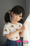 AXBDOLL 110cm バスト平ら  #ATB06ヘッド 掲載画像がリアルメイク塗装加工あり ロリ系TPEラブドール