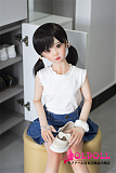 AXBDOLL 110cm バスト平ら  #A10ヘッド 掲載画像がリアルメイク塗装加工あり ロリ系TPEラブドール