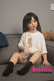 AXBDOLL 110cm バスト平ら  #A169ヘッド 掲載画像がリアルメイク塗装加工あり ロリ系TPEラブドール