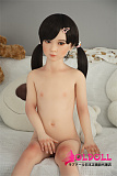 AXBDOLL 110cm バスト平ら  #ATB06ヘッド 掲載画像がリアルメイク塗装加工あり ロリ系TPEラブドール