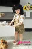 AXBDOLL 人気ヘッドATA01 88CM AAカップ（バスト平ら） 掲載画像がリアルメイク塗装加工あり ロリ系等身大TPEラブドール
