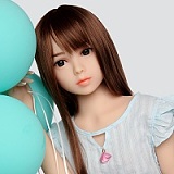 AXBDOLL 110cm バスト平ら  #ATB06ヘッド 掲載画像がリアルメイク塗装加工あり ロリ系TPEラブドール