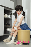 AXBDOLL 110cm バスト平ら  #A10ヘッド 掲載画像がリアルメイク塗装加工あり ロリ系TPEラブドール