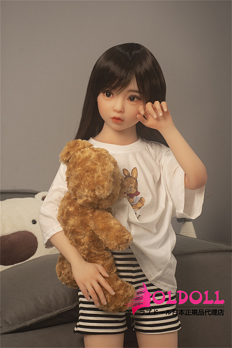 AXBDOLL 110cm バスト平ら  #A169ヘッド 掲載画像がリアルメイク塗装加工あり ロリ系TPEラブドール