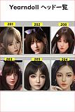 Yearndoll ヘッド単体  口開閉機能 リアルな口腔構造あり 等身大リアルラブドール 151-170cmのボディに適用 m16ボルトを採用