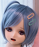 Real girl 頭部単体アニメヘッド#1単品  口開閉機能付き リアルな口腔構造 軟性シリコン製 職人メイク付き 頭のみ 等身大ラブドール M16ボルト採用 140-170cmのボディに適用