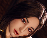 Real girl 頭部単体 D10ヘッド単品  口開閉機能付き リアルな口腔構造 軟性シリコン製 職人メイク付き 頭のみ 等身大ラブドール M16ボルト採用 140-170cmのボディに適用