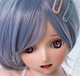 Real girl 頭部単体アニメヘッド#1単品  口開閉機能付き リアルな口腔構造 軟性シリコン製 職人メイク付き 頭のみ 等身大ラブドール M16ボルト採用 140-170cmのボディに適用