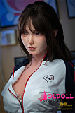 Irontechdoll 154cm Fカップ  S16ヘッド  シリコンヘッド+TPEボディ リアルラブドール 塗装加工あり 眉毛と睫毛植毛加工あり  リアルドール 等身大 ダッチワイフ