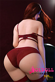 Irontechdoll 161cm Fカップ  S38ヘッド  シリコンヘッド+TPEボディ リアルラブドール 塗装加工あり 眉毛と睫毛植毛加工あり  リアルドール 等身大 ダッチワイフ