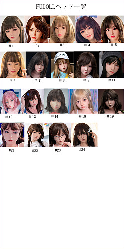 FUDOLL シリコンヘッド単品  頭のみ 宣伝画像と同じメイク 眉毛と睫毛植毛加工あり 等身大リアルラブドール m16ボルト