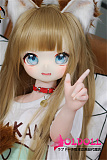 【表情選択可能】MOZU DOLL 115cm Aカップ 黄豆狐ちゃん ソフトビニール製頭部 TPE製ボディ  ラブドール 宣伝画像と同じ制服も付属