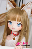 【表情選択可能】MOZU DOLL 115cm Aカップ 黄豆狐ちゃん ソフトビニール製頭部 TPE製ボディ  ラブドール 宣伝画像と同じ制服も付属