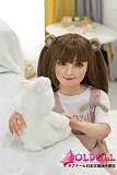【最新関節指とリアルメイク塗装無料】AXBDOLL 110cm バスト平ら  #ATB21ヘッド 掲載画像がリアルメイク塗装加工あり ロリ系TPEラブドール