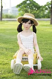 【リアルメイク塗装無料】AXBDOLL 110cm バスト平ら  #TB06ヘッド 掲載画像がリアルメイク塗装加工あり ロリ系TPEラブドール