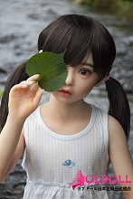 【リアルメイク塗装無料】AXBDOLL 110cm バスト平ら  #ATB58ヘッド 掲載画像がリアルメイク塗装加工あり ロリ系TPEラブドール