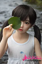 【リアルメイク塗装無料】AXBDOLL 110cm バスト平ら  #ATB58ヘッド 掲載画像がリアルメイク塗装加工あり ロリ系TPEラブドール