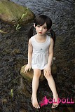 【リアルメイク塗装無料】AXBDOLL 110cm バスト平ら  #ATB58ヘッド 掲載画像がリアルメイク塗装加工あり ロリ系TPEラブドール