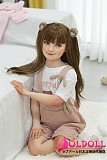 【最新関節指とリアルメイク塗装無料】AXBDOLL 110cm バスト平ら  #ATB21ヘッド 掲載画像がリアルメイク塗装加工あり ロリ系TPEラブドール