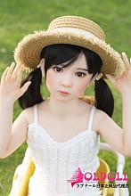 【リアルメイク塗装無料】AXBDOLL 110cm バスト平ら  #TB06ヘッド 掲載画像がリアルメイク塗装加工あり ロリ系TPEラブドール