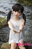 【リアルメイク塗装無料】AXBDOLL 110cm バスト平ら  #ATB58ヘッド 掲載画像がリアルメイク塗装加工あり ロリ系TPEラブドール