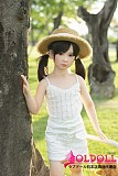 【リアルメイク塗装無料】AXBDOLL 110cm バスト平ら  #TB06ヘッド 掲載画像がリアルメイク塗装加工あり ロリ系TPEラブドール