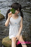 【リアルメイク塗装無料】AXBDOLL 110cm バスト平ら  #ATB58ヘッド 掲載画像がリアルメイク塗装加工あり ロリ系TPEラブドール