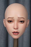 WAXDOLL ヘッド単体 #GE03-2 (151cm-175cmのボディに適用)  開閉機能あり 頭のみ フルシリコン製  等身大リアルラブドール