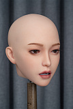WAXDOLL ヘッド単体 #GE03-1 (151cm-175cmのボディに適用)  開閉機能あり 頭のみ フルシリコン製  等身大リアルラブドール