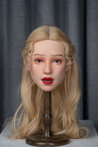 WAXDOLL ヘッド単体 #GE16-2 (151cm-175cmのボディに適用) 開閉機能あり 頭のみ フルシリコン製  等身大リアルラブドール