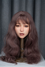 WAXDOLL ヘッド単体 #GE03-2 (151cm-175cmのボディに適用)  開閉機能あり 頭のみ フルシリコン製  等身大リアルラブドール
