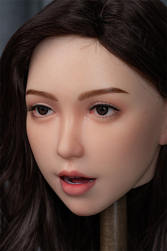 WAXDOLL ヘッド単体 #GE14-1 (151cm-175cmのボディに適用) 開閉機能あり 頭のみ フルシリコン製  等身大リアルラブドール