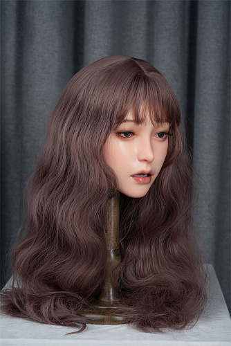 WAXDOLL ヘッド単体 #GE03-2 (151cm-175cmのボディに適用)  開閉機能あり 頭のみ フルシリコン製  等身大リアルラブドール