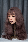 WAXDOLL ヘッド単体 #GE03-2 (151cm-175cmのボディに適用)  開閉機能あり 頭のみ フルシリコン製  等身大リアルラブドール