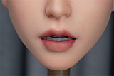 WAXDOLL ヘッド単体 #GE03-1 (151cm-175cmのボディに適用)  開閉機能あり 頭のみ フルシリコン製  等身大リアルラブドール