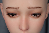 WAXDOLL ヘッド単体 #GE03-2 (151cm-175cmのボディに適用)  開閉機能あり 頭のみ フルシリコン製  等身大リアルラブドール
