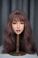 WAXDOLL ヘッド単体 #GE03-1 (151cm-175cmのボディに適用)  開閉機能あり 頭のみ フルシリコン製  等身大リアルラブドール