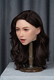 WAXDOLL ヘッド単体 #GE14-1 (151cm-175cmのボディに適用) 開閉機能あり 頭のみ フルシリコン製  等身大リアルラブドール