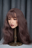 WAXDOLL ヘッド単体 #GE03-1 (151cm-175cmのボディに適用)  開閉機能あり 頭のみ フルシリコン製  等身大リアルラブドール