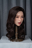 WAXDOLL ヘッド単体 #GE14-2 (151cm-175cmのボディに適用) 開閉機能あり 頭のみ フルシリコン製  等身大リアルラブドール