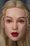 WAXDOLL ヘッド単体 #GE16-1 (151cm-175cmのボディに適用) 開閉機能あり 頭のみ フルシリコン製  等身大リアルラブドール