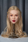 WAXDOLL ヘッド単体 #GE16-1 (151cm-175cmのボディに適用) 開閉機能あり 頭のみ フルシリコン製  等身大リアルラブドール