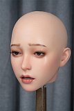 WAXDOLL ヘッド単体 #GE03-2 (151cm-175cmのボディに適用)  開閉機能あり 頭のみ フルシリコン製  等身大リアルラブドール