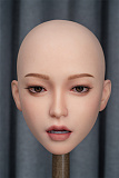 WAXDOLL ヘッド単体 #GE03-1 (151cm-175cmのボディに適用)  開閉機能あり 頭のみ フルシリコン製  等身大リアルラブドール
