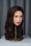 WAXDOLL ヘッド単体 #GE14-1 (151cm-175cmのボディに適用) 開閉機能あり 頭のみ フルシリコン製  等身大リアルラブドール