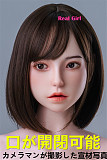 【D工場】Real girl D1/D2/D3/D4/Ｄ5/D6/D7ヘッド シリコンヘッド単品 口開閉機能 リアルな口腔構造あり 等身大リアルラブドール