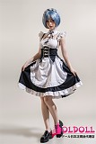 【AI美女】orange in フルシリコンドール 158cm Cカップ  #600ヘッド  ダッチワイフ