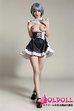【AI美女】orange in フルシリコンドール 158cm Cカップ  #600ヘッド  ダッチワイフ