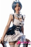 【AI美女】orange in フルシリコンドール 158cm Cカップ  #600ヘッド  ダッチワイフ