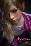 Irontechdoll 167cm  Dカップ S38ヘッド シリコン製リアルラブドール 塗装加工あり 眉毛と睫毛植毛加工あり  リアルドール 等身大 ダッチワイフ